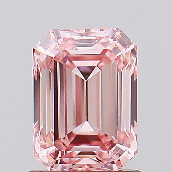 1.31 Ct. Fancy Intense Pink Emerald Lab Grown Diamond