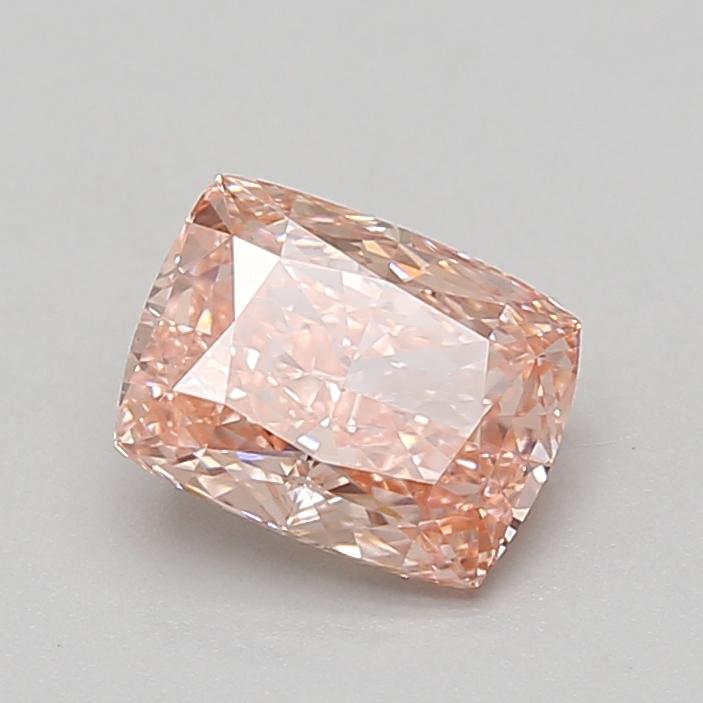 1.45 Ct. Fancy Vivid Pink Cushion Lab Grown Diamond