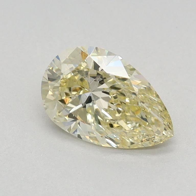 0.58 Ct. Fancy Light Yellow Pear Lab Grown Diamond