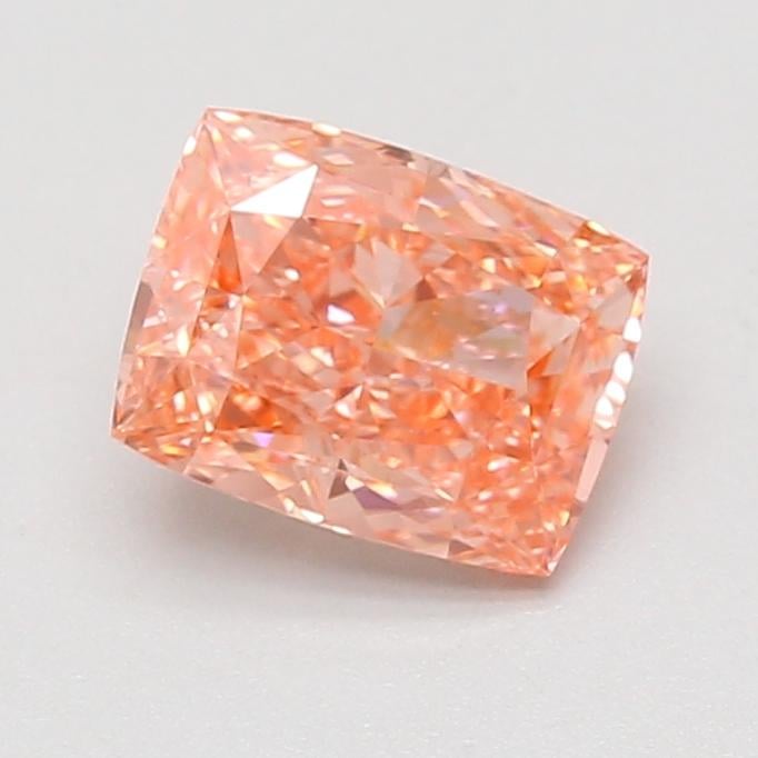1.67 Ct. Fancy Vivid Pink Cushion Lab Grown Diamond