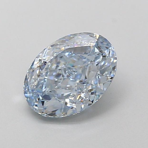 1.27 Ct. Fancy Intense  Blue Oval Lab Grown Diamond