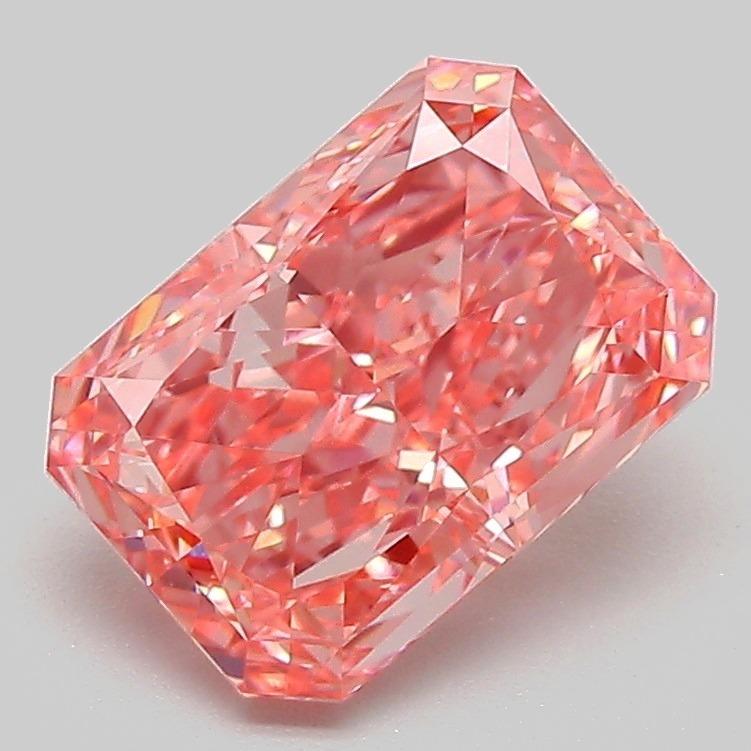 2.05 Ct. Fancy Vivid Pink Radiant Lab Grown Diamond