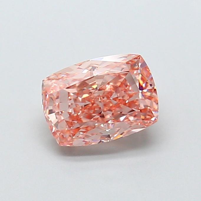 1.53 Ct. Fancy Intense Pink Cushion Lab Grown Diamond