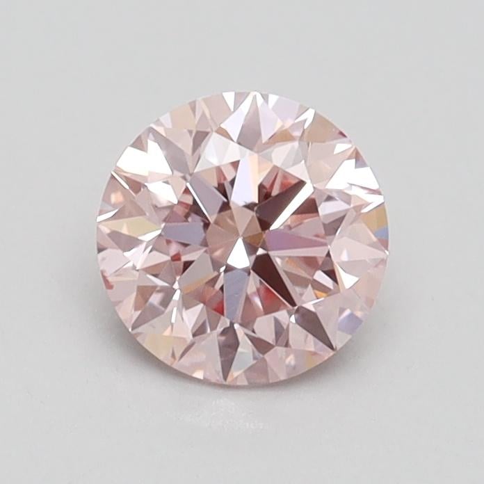 0.71 Ct. Fancy Intense Pink Round Lab Grown Diamond