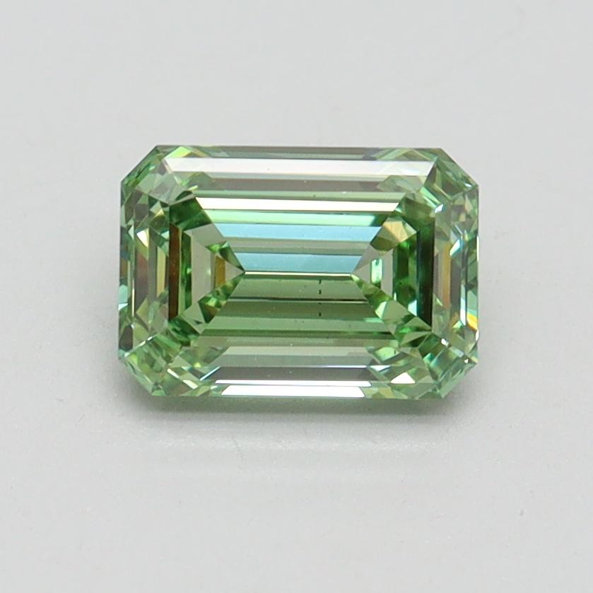 1.04 Ct. Fancy Vivid Green Emerald Lab Grown Diamond