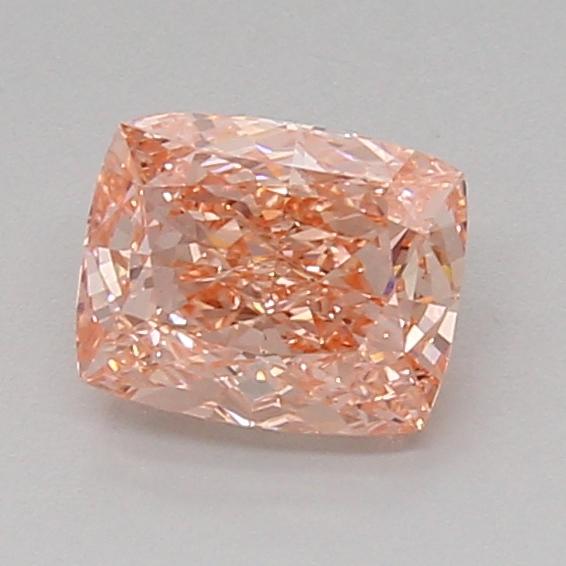 1.08 Ct. Fancy Vivid Pink Cushion Lab Grown Diamond
