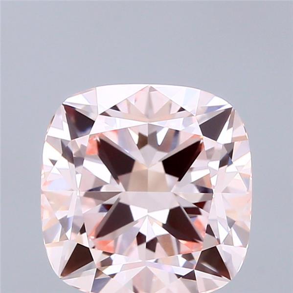 3.44 Ct. Fancy Intense Pink Cushion Lab Grown Diamond