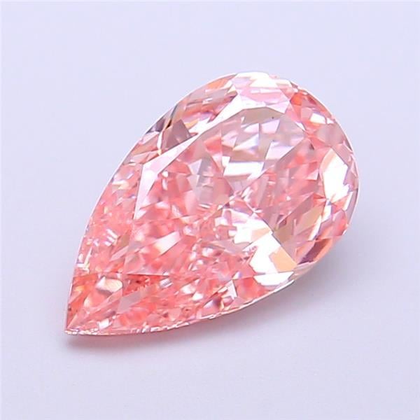 1.87 Ct. Fancy Vivid Pink Pear Lab Grown Diamond