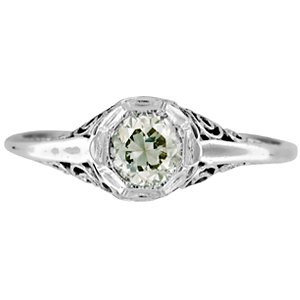 Art Nouveau Diamond Vintage Ring