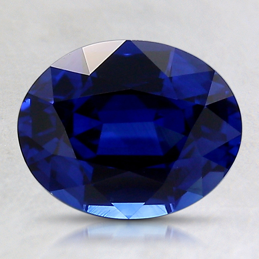 8.8x7mm Premium Blue Oval Sapphire