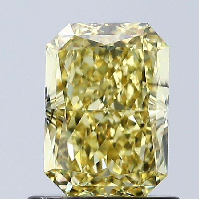 1.07 Ct. Fancy Vivid Yellow Radiant Lab Grown Diamond