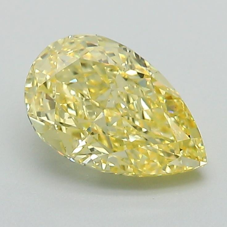 1.40 Ct. Fancy Intense Yellow Pear Lab Grown Diamond