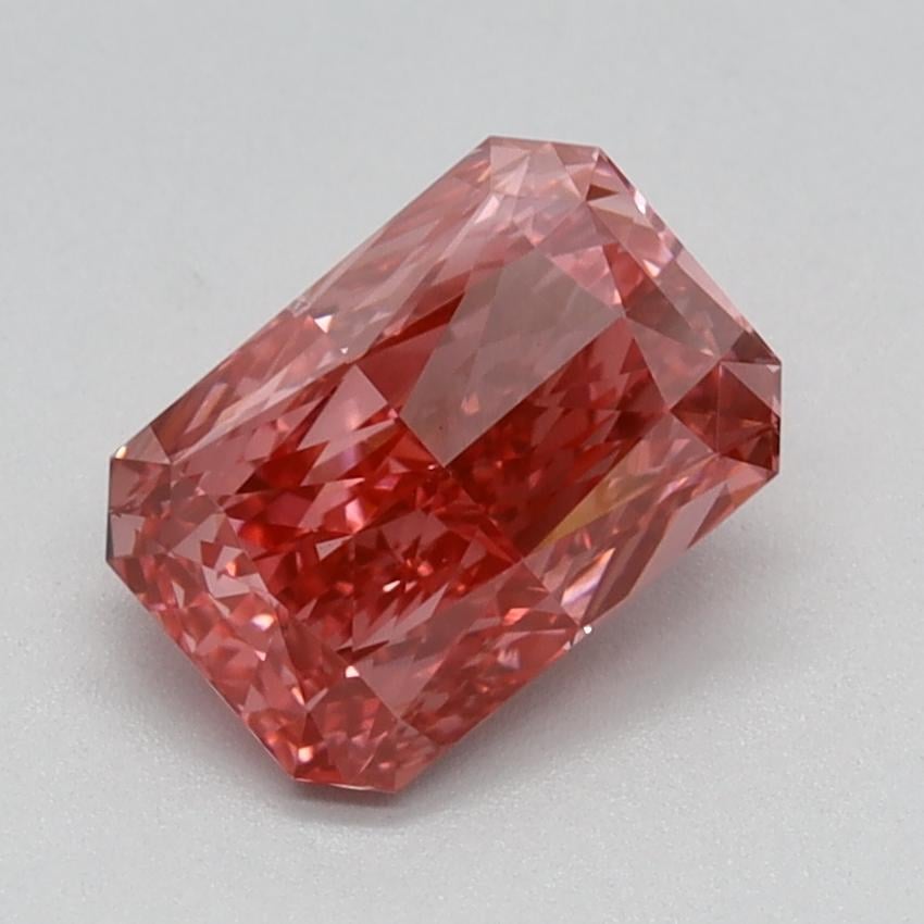 1.14 Ct. Fancy Vivid Pink Radiant Lab Grown Diamond