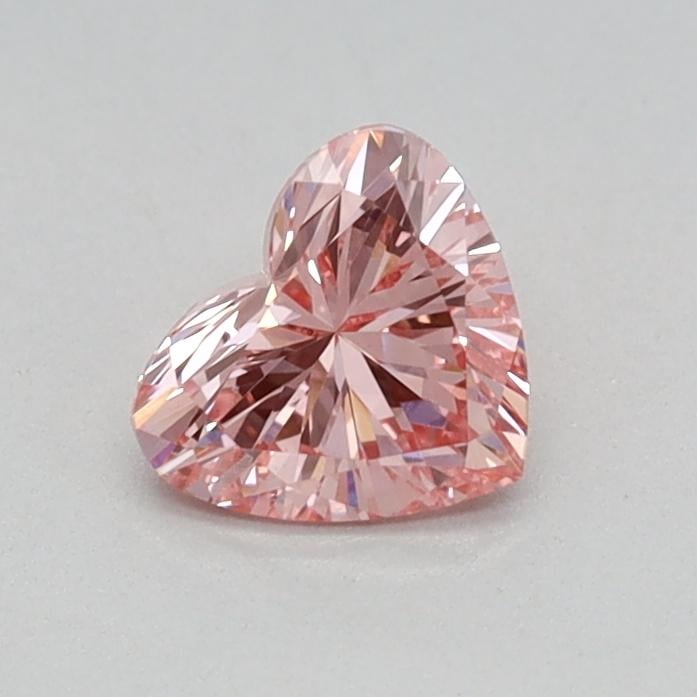 0.34 Ct. Fancy Vivid Pink Heart Lab Grown Diamond