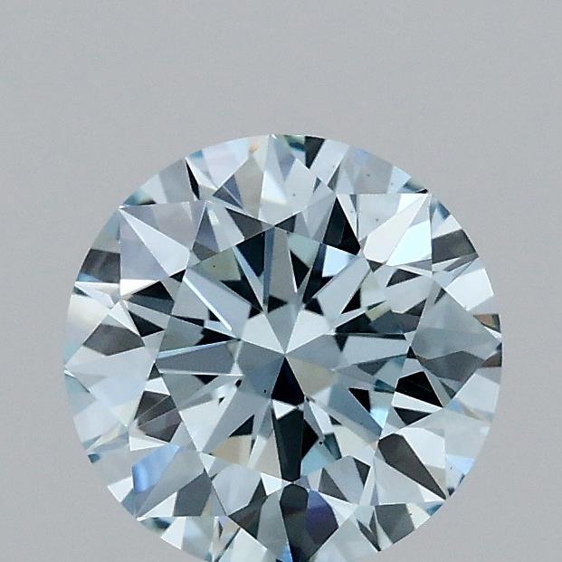 1.07 Ct. Fancy Intense Blue Round Lab Grown Diamond
