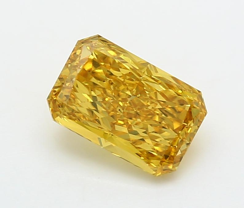 2.08 Ct. Fancy Vivid  Yellow Radiant Lab Grown Diamond