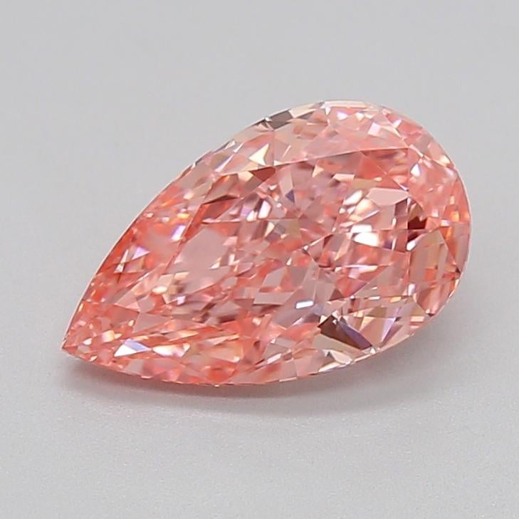 2.09 Ct. Fancy Vivid  Pink Pear Lab Grown Diamond