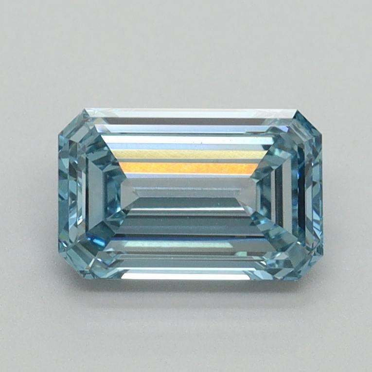 1.03 Ct. Fancy Vivid Blue Emerald Lab Grown Diamond