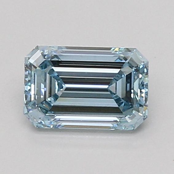 1.01 Ct. Fancy Intense Blue Emerald Lab Grown Diamond