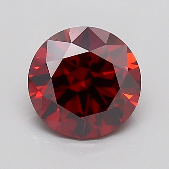 1.01 Ct. Fancy Deep  Orange Round Lab Grown Diamond
