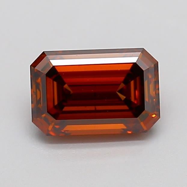 1.03 Ct. Fancy Deep  Orange Emerald Lab Grown Diamond