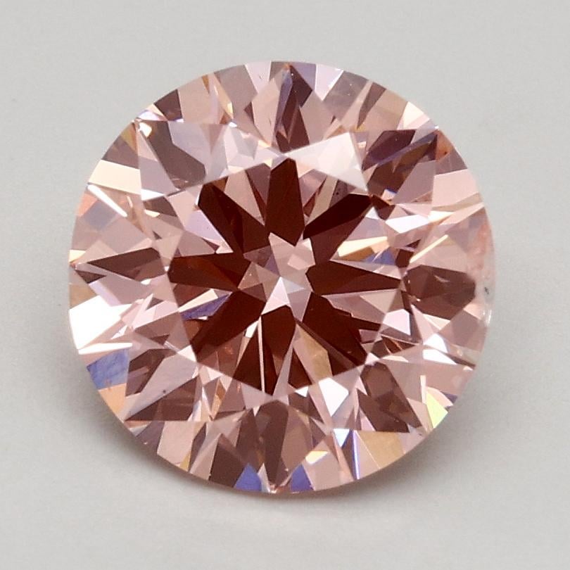 1.50 Ct. Fancy Intense Pink Round Lab Grown Diamond