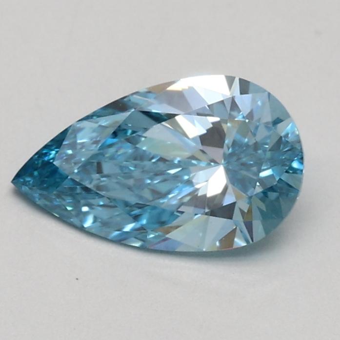 0.50 Ct. Fancy Vivid Blue Pear Lab Grown Diamond