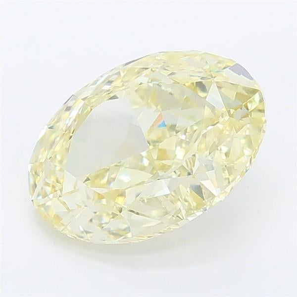 2.58 Ct. Fancy Intense Yellow Oval Lab Grown Diamond