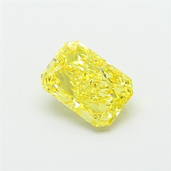 2.07 Ct. Fancy Vivid Yellow Radiant Lab Grown Diamond