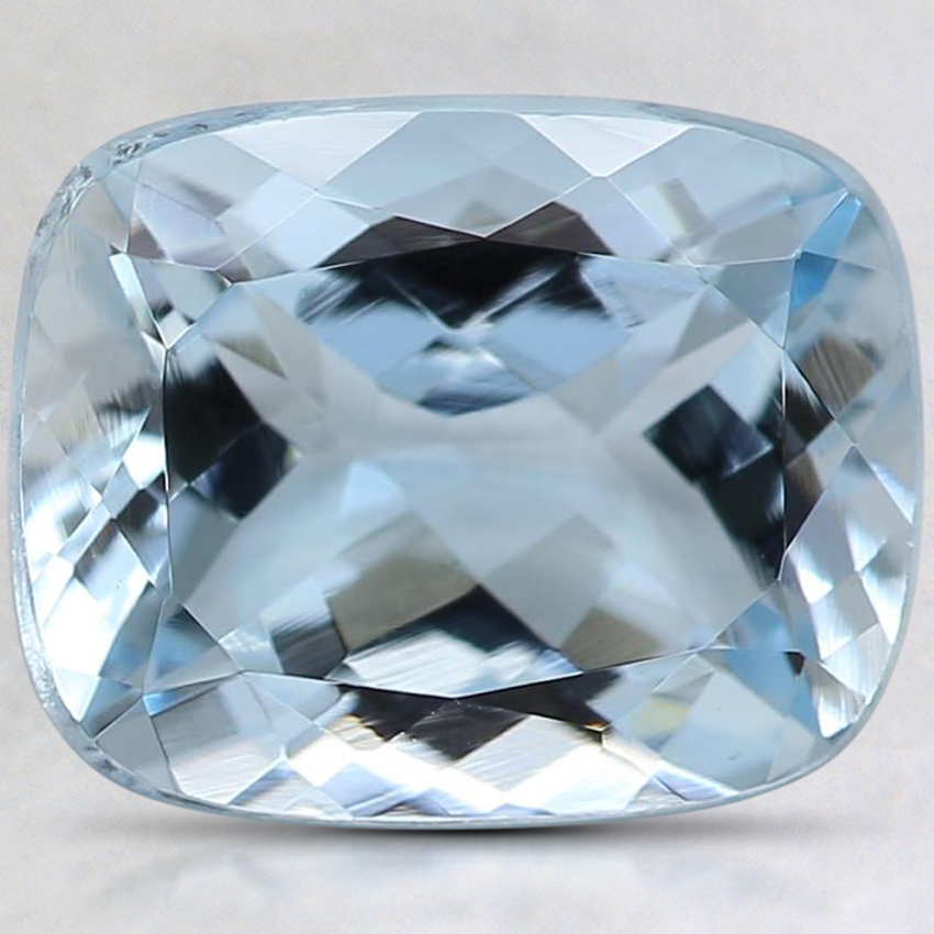 10.1x8.1mm Cushion Aquamarine