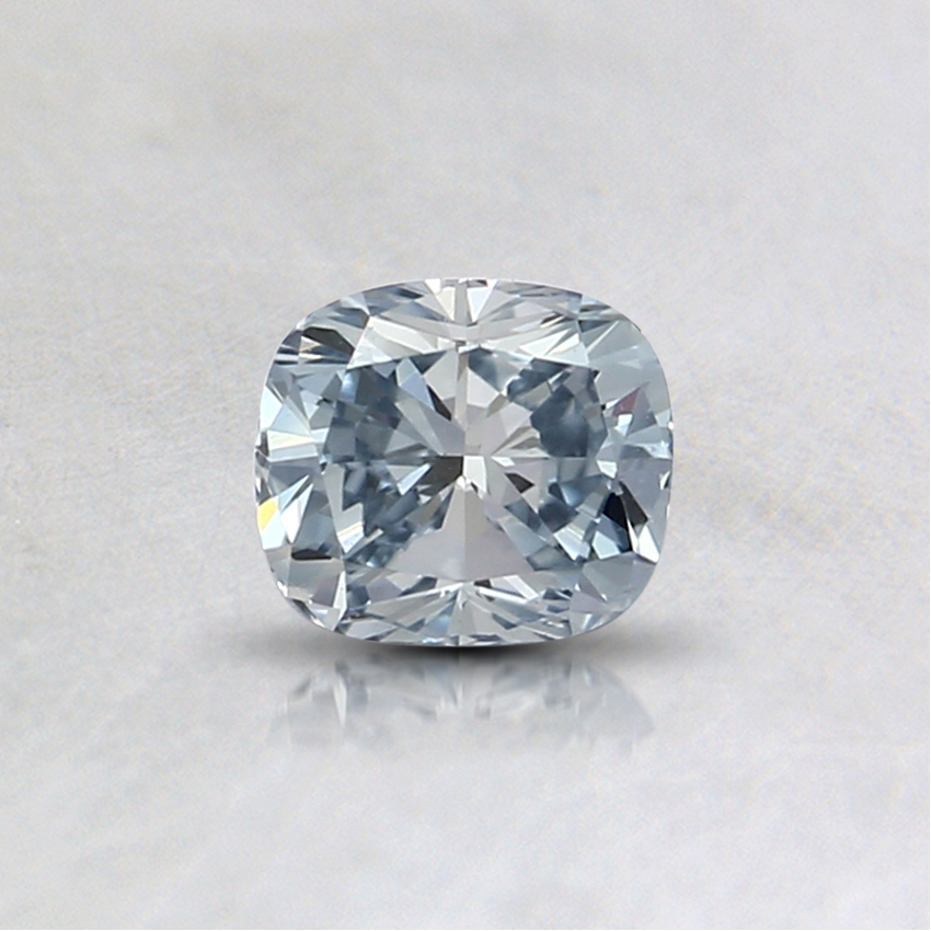 0.43 Ct. Light Blue Cushion Lab Grown Diamond
