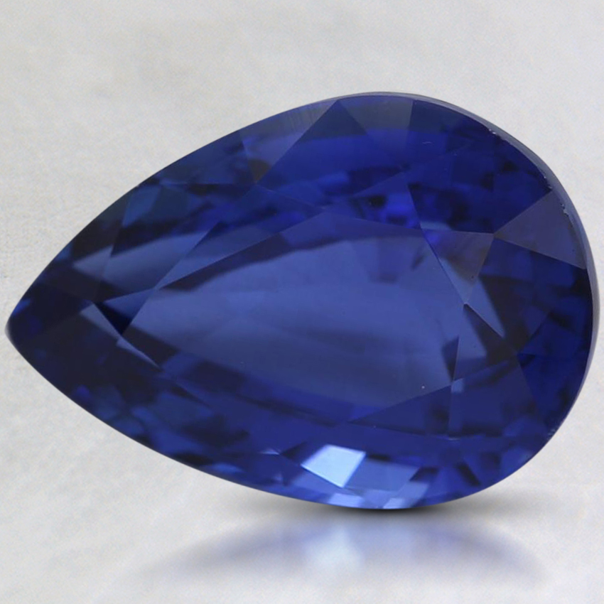 11.2x7.8mm Super Premium Blue Pear Sapphire