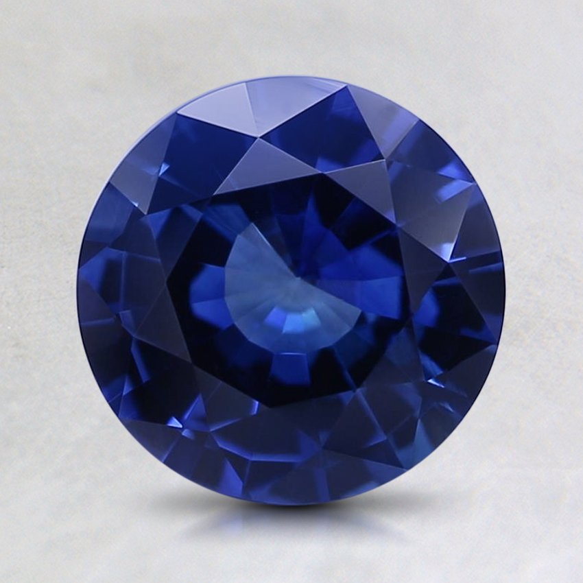 7.5mm Premium Blue Round Sapphire