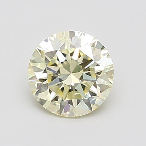 0.35 Ct. Fancy Yellow Round Lab Grown Diamond