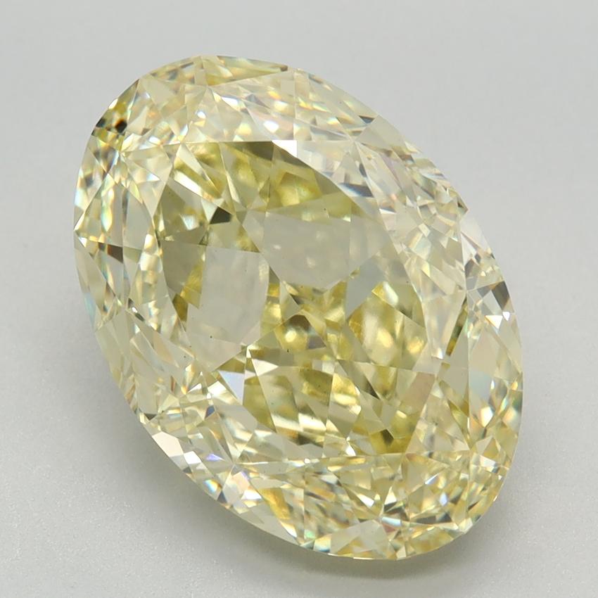 5.58 Ct. Fancy Intense Yellow Oval Lab Grown Diamond