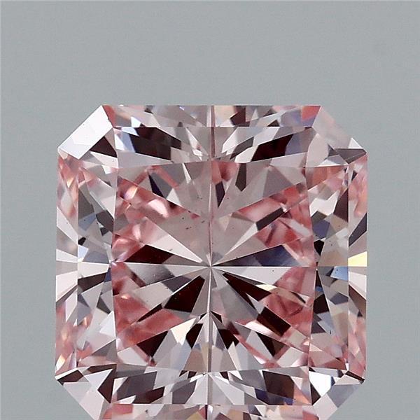 3.00 Ct. Fancy Intense Pink Radiant Lab Grown Diamond