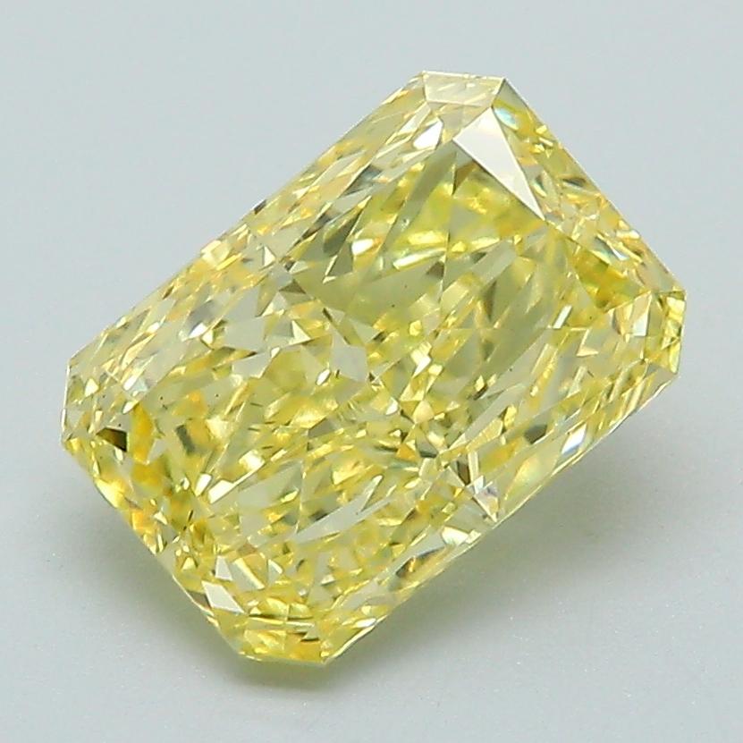2.35 Ct. Fancy Intense Yellow Radiant Lab Grown Diamond