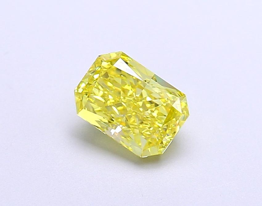 1.03 Ct. Fancy Vivid Yellow Radiant Lab Grown Diamond