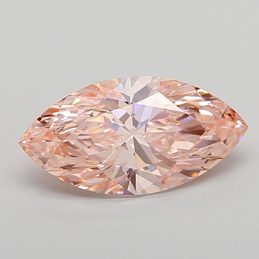 2.82 Ct. Fancy Vivid  Pink Marquise Lab Grown Diamond