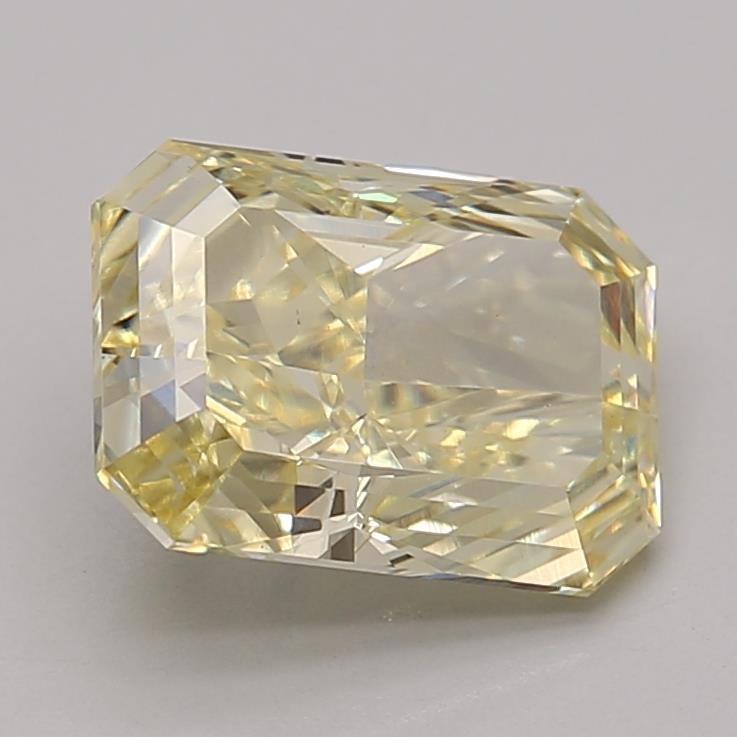 2.72 Ct. Fancy Yellow Cushion Lab Grown Diamond