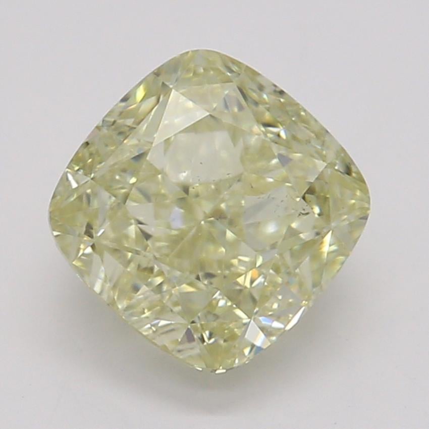 1.01 Ct. Fancy Brownish Greenish Yellow Cushion Diamond