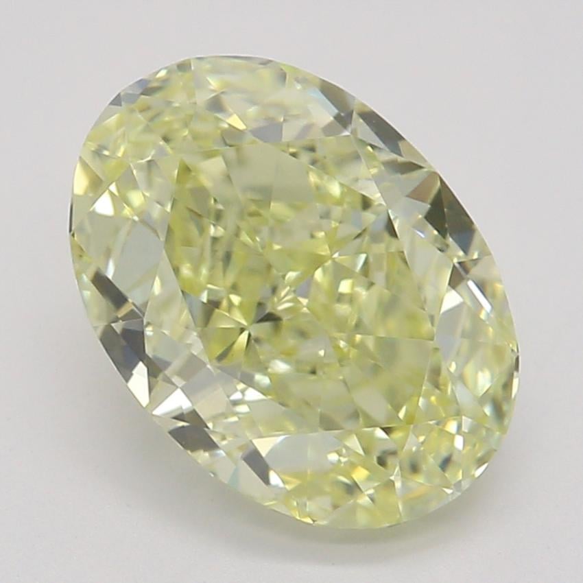 1.52 Ct. Fancy Light Yellow Oval Diamond