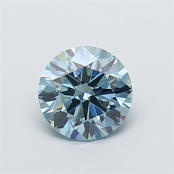 1.01 Ct. Fancy Intense  Blue Round Lab Grown Diamond