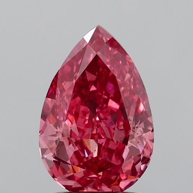 1.23 Ct. Fancy Deep  Orange Round Lab Grown Diamond