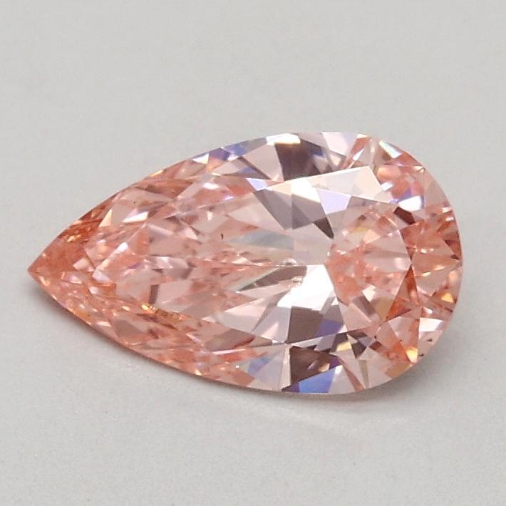 0.50 Ct. Fancy Vivid Pink Pear Lab Grown Diamond