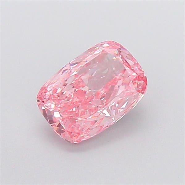 1.54 Ct. Fancy Vivid Pink Cushion Lab Grown Diamond