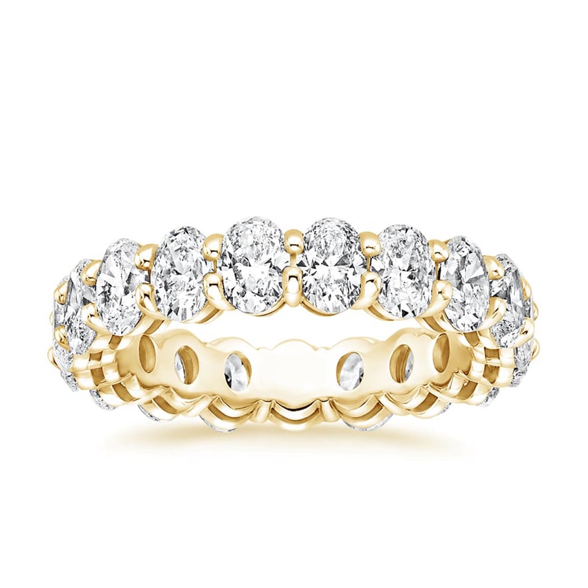 Oval Eternity Diamond Ring (2 ct. tw.) in 18K Yellow Gold