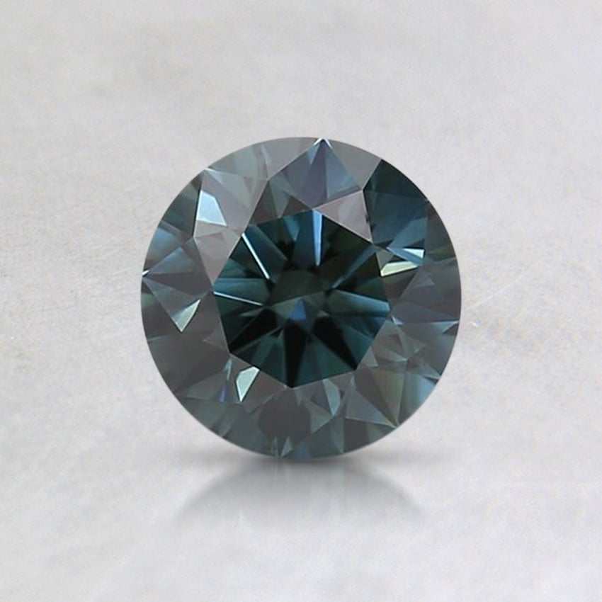 0.60 Ct. Fancy Deep Bluish Green Round Lab Grown Diamond
