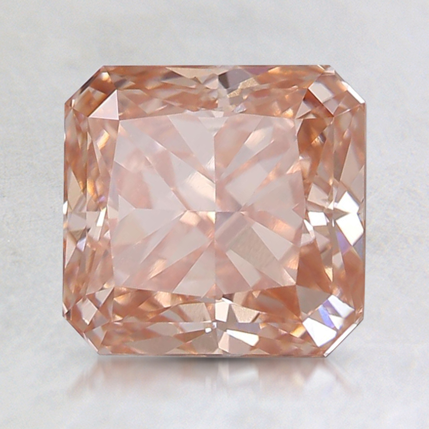 2.01 Ct. Fancy Intense Orangy Pink Radiant Lab Grown Diamond