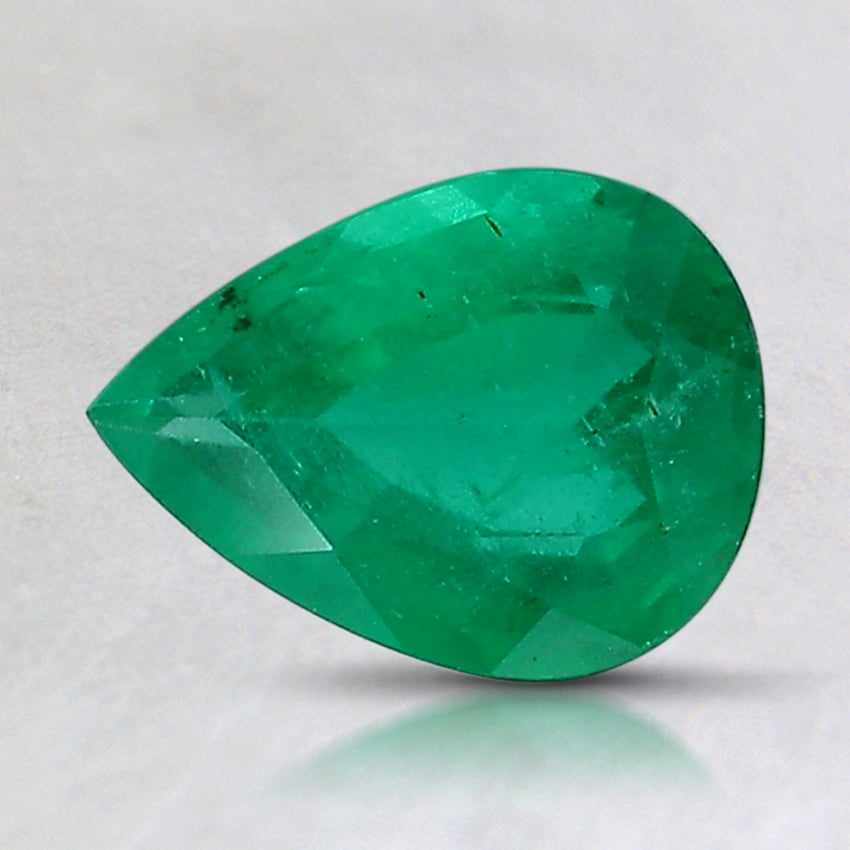 8.1x6.1mm Pear Emerald